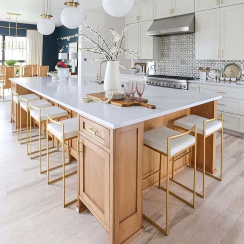 white oak in your kitchen island design